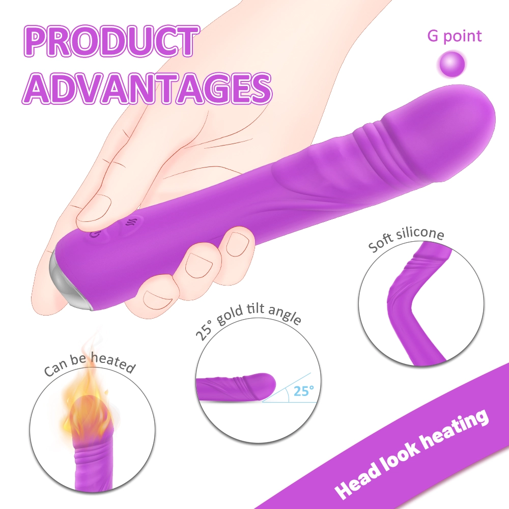 Вибратор с подогревом Forever Young фиолетовый SHD-S370 Эротик 43 (Erotic)