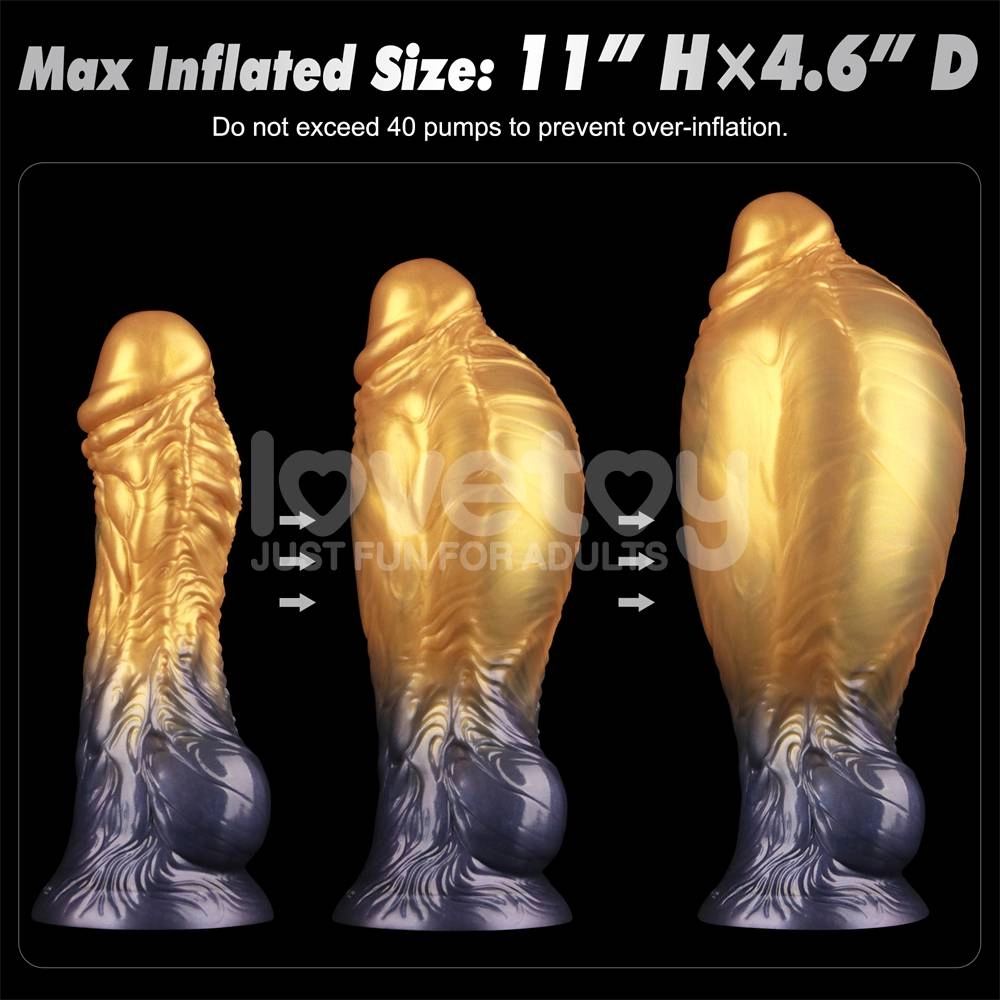 Фаллоимитатор с накачкой Dual Density 8" LV416002 Эротик 43 (Erotic)