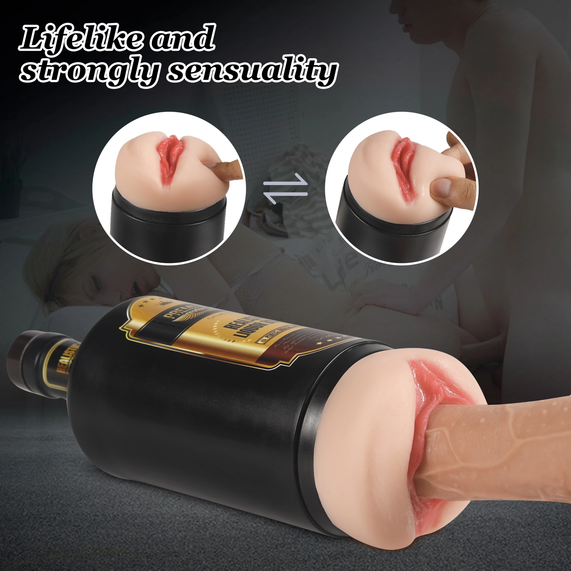Мастурбатор в бутылке Intoxicant night SHD-D0323 Эротик 43 (Erotic)