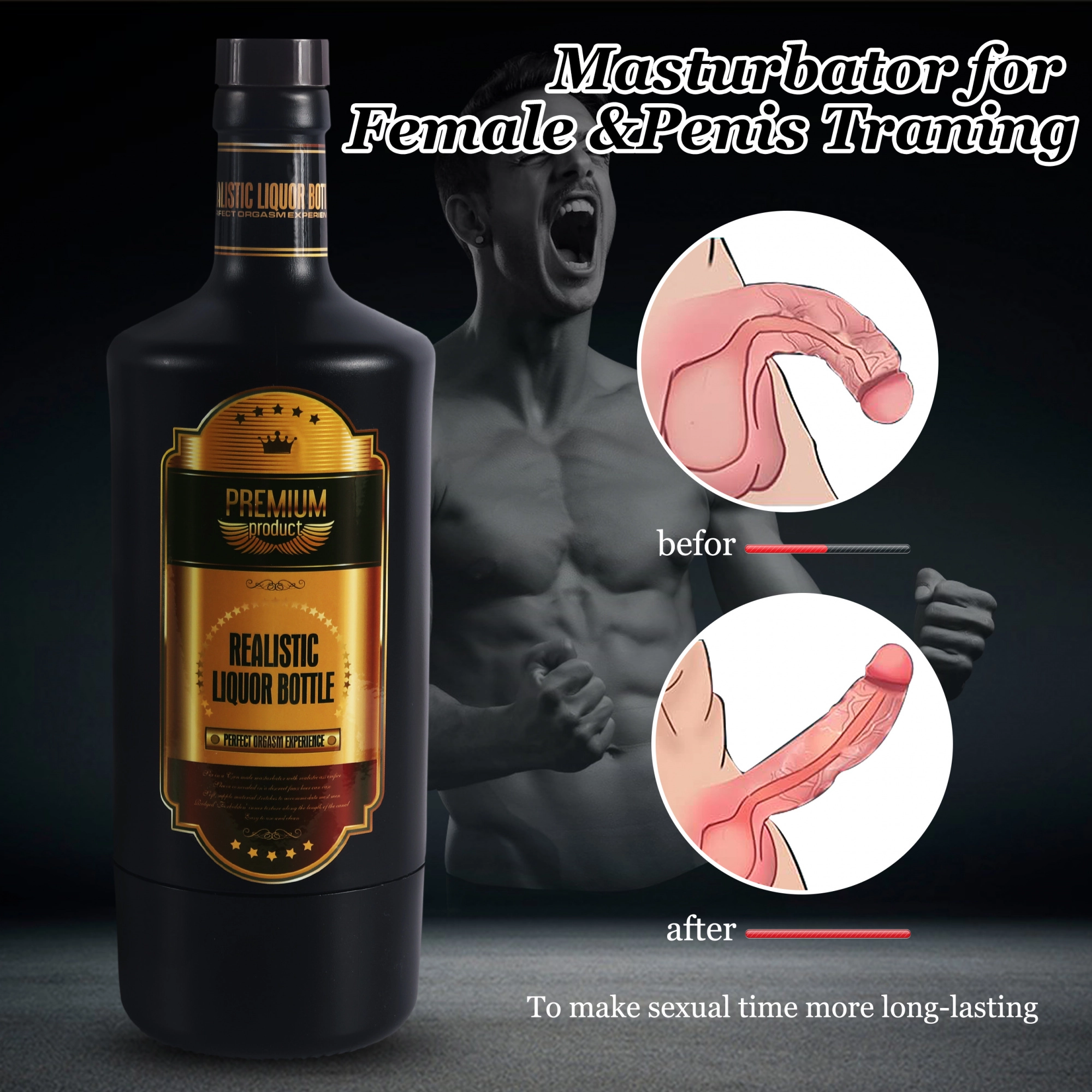 Мастурбатор в бутылке Intoxicant night SHD-D0323 Эротик 43 (Erotic)
