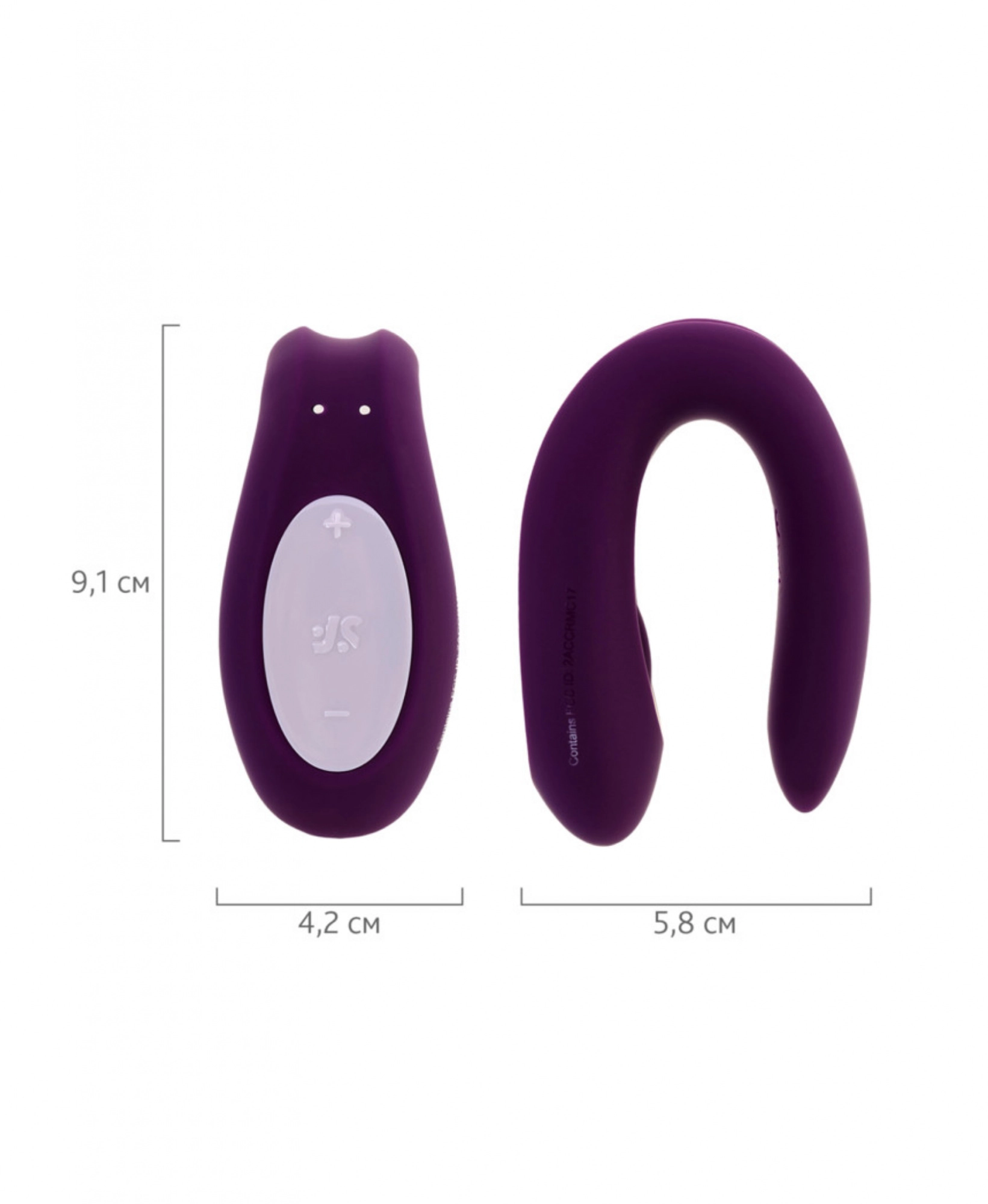 Вибратор для пар Partner Double Joy Purple J2008-16-3 Эротик 43 (Erotic)