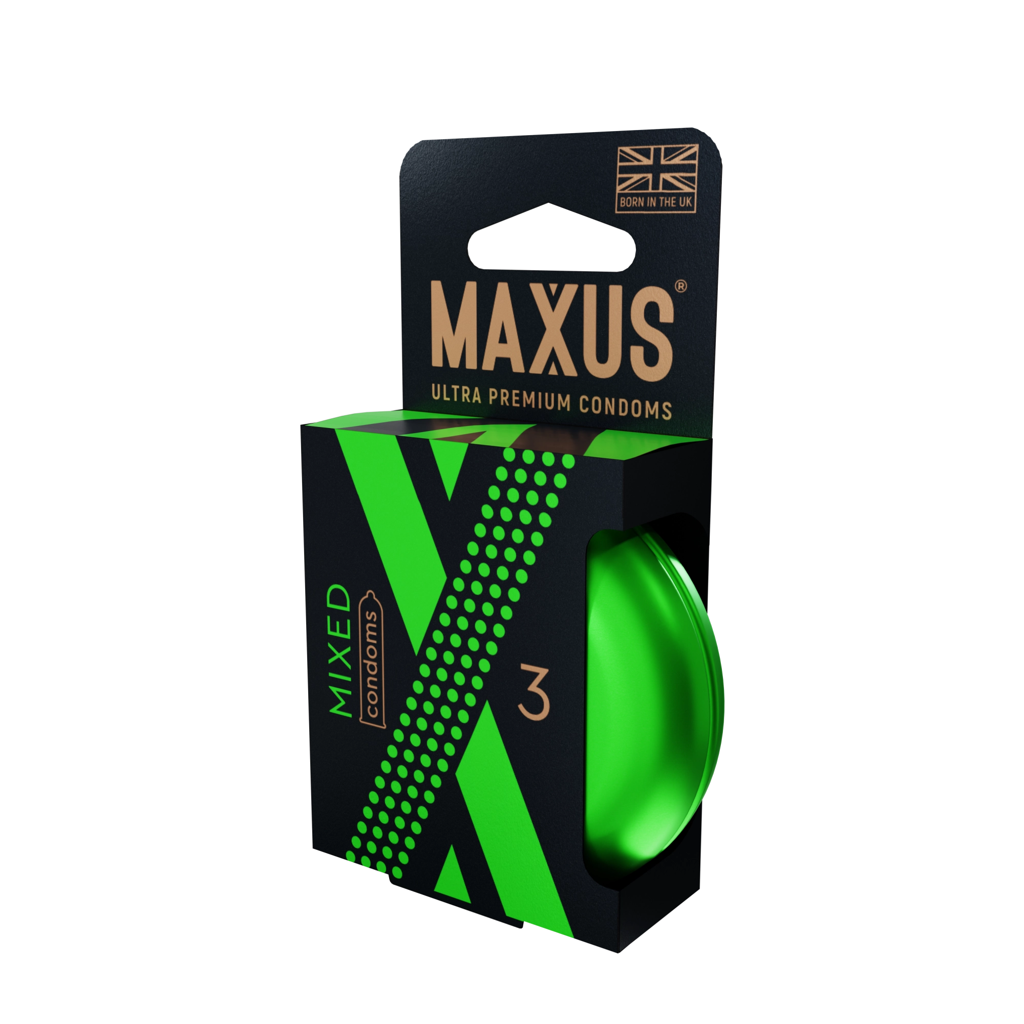 Презервативы MAXUS Mixed 3шт №3 Эротик 43 (Erotic)